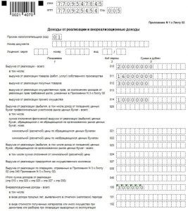 Декларация по прибыли с обособленным подразделением образец